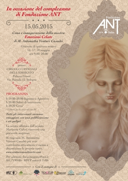 15 Maggio 2015: Vernice Mostra "Emozioni celate" - M. Antonietta Venturi Casadei